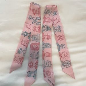 Authentic Pair of Hermes Dress Code Pink Twillys